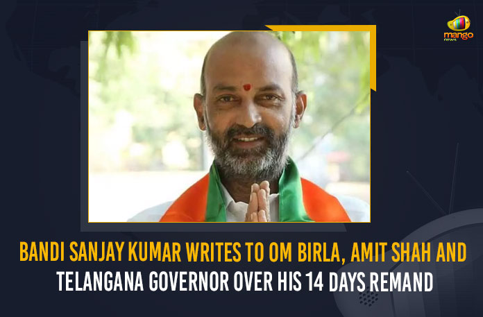 Bandi Sanjay Kumar Writes To Om Birla, Amit Shah And Telangana Governor Over His 14 Days Remand
