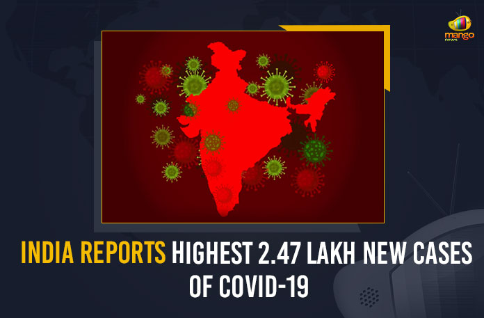 India Reports Highest 2.47 Lakh New Cases Of COVID-19, 2.47 Lakh New Cases Of COVID-19, 2.47 Lakh New Cases Of Coronavirus, Omicron variant, Omicron LIVE Updates, Omicron LIVE News, Omicron India LIVE, Coronavirus, coronavirus india, Coronavirus Updates, COVID-19, COVID-19 Live Updates, Covid-19 New Updates, Covid-19 Positive Cases, Covid-19 Positive Cases Live Updates, Omicron, Omicron covid variant, Omicron Variant Cases in Inida, India, India Covid cases, Mango News,