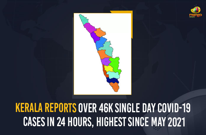 Kerala Reports Over 46k Single Day COVID-19 Cases In 24 Hours, Highest Since May 2021