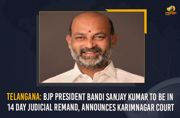 Telangana: BJP President Bandi Sanjay Kumar To Be In 14 Day Judicial Remand, Announces Karimnagar Court