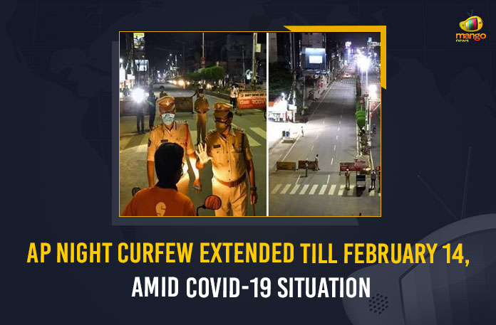 AP Night Curfew Extended Till February 14, Amid COVID-19 Situation