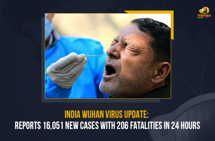 India Wuhan Virus Update: Reports 16,051 New Cases With 206 Fatalities In 24 Hours