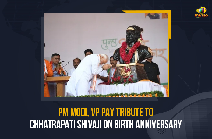 PM Modi VP Pay Tribute To Chhatrapati Shivaji On Birth Anniversary, PM Modi Pay Tribute To Chhatrapati Shivaji On Birth Anniversary, VP Pay Tribute To Chhatrapati Shivaji On Birth Anniversary, Chhatrapati Shivaji Birth Anniversary, Birth Anniversary, Chhatrapati Shivaji, PM Modi, VP, Narendra Modi the Prime Minister of India, Narendra Modi, Vice President of India Venkaiah Naidu, Venkaiah Naidu, legendary Maratha warrior king, Chhatrapati Shivaji Maharaj, PM Modi Says I bow to Chhatrapati Shivaji Maharaj on his Jayanti, Chhatrapati Shivaji Maharaj Jayanti, Birth Anniversary Of Chhatrapati Shivaji, Mango News,