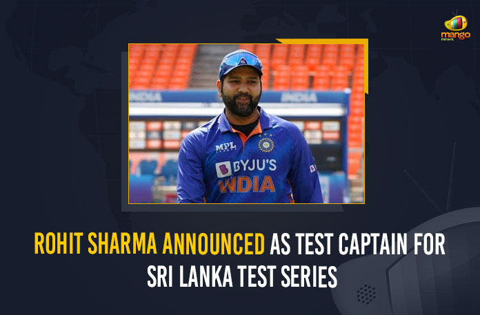 Rohit Sharma Announced As Test Captain For Sri Lanka Test Series