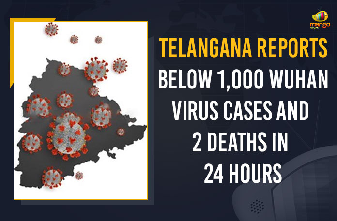 Telangana Reports Below 1,000 Wuhan Virus Cases And 2 Deaths In 24 Hours