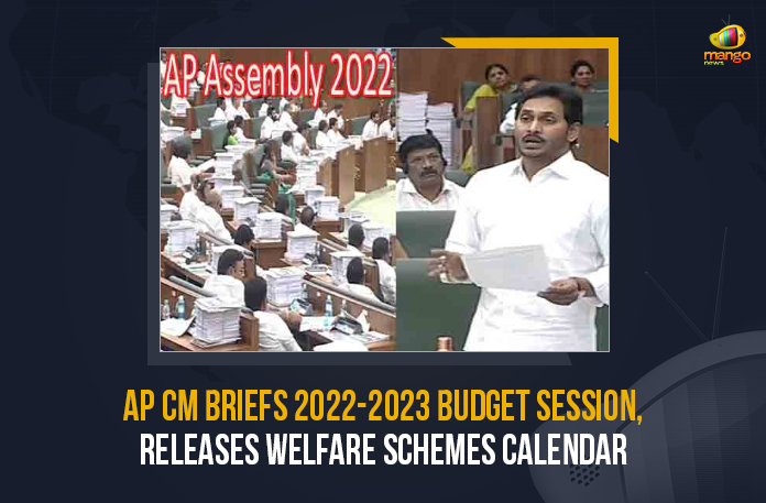 AP CM Briefs 2022-2023 Budget Session, Releases Welfare Scheme Calendar