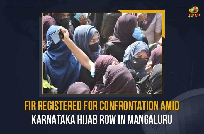 FIR Registered For Confrontation Amid Karnataka Hijab Row In Mangaluru
