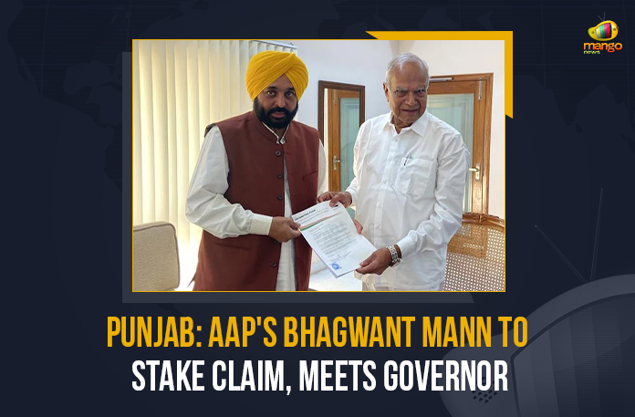 Punjab AAP's Bhagwant Mann To Stake Claim Meets Governor, Punjab AAP's Bhagwant Mann, Punjab AAP's Bhagwant Mann Meets Governor, Governor, AAP would form the State Government in Punjab and the oath-taking ceremony, Bhagwant Mann to Take Oath as New CM of Punjab on March 16, Bhagwant Mann to Take Oath as New CM of Punjab, New CM of Punjab, Bhagwant Mann, Bhagwant Mann New CM of Punjab, Punjab Assembly Elections Results 2022, Punjab Election 2022 Results Updates, AAP Party Lead In Punjab Election 2022, Punjab Assembly Elections-2022 Results Updates, Punjab Assembly Elections-2022 Results Updates In Punjab, Punjab Assembly Elections-2022, Assembly election 2022 live updates, Assembly election 2022 Latest updates, Assembly election 2022 Latest News, Punjab Election 2022, 2022 Punjab Election, Punjab, Punjab Assembly Elections 2022, 2022 Punjab Assembly Elections, Punjab Assembly Elections, Punjab Assembly Elections Latest News, Punjab Assembly Elections Latest Updates, Punjab Assembly Elections Live Updates, 2022 Assembly Elections, Assembly Elections, Elections, Mango News,