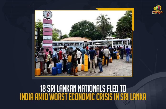 18 Sri Lankan Nationals Fled To India Amid Worst Economic Crisis In Sri Lanka