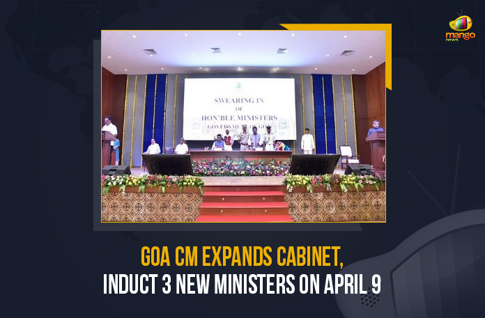 Goa CM Expands Cabinet, Induct 3 New Ministers On April 9