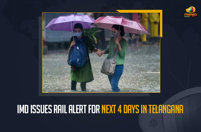 IMD Issues Rail Alert For Next 4 Days In Telangana