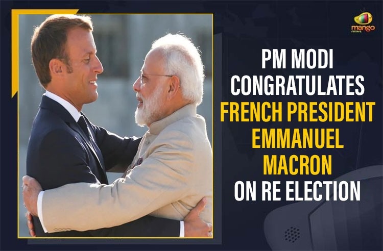 PM Modi Congratulates French President Emmanuel Macron On Re Election