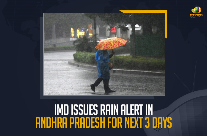MD Issues Rain Alert In Andhra Pradesh For Next 3 Days, Rain Alert In Andhra Pradesh For Next 3 Days, IMD Issues Rain Alert In Andhra Pradesh, IMD Issues Rain Alert In AP For Next 3 Days, Amaravati Meteorological Department has forecast showers in several parts of Andhra Pradesh for the next three days, Amaravati Meteorological Department, showers in several parts of Andhra Pradesh for the next three days, southwest monsoon entered Kerala, Indian Meteorological Department, Mango News,