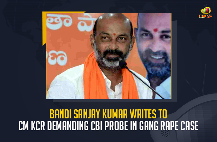Bandi Sanjay Kumar Writes To CM KCR Demanding CBI Probe In Gang Rape Case