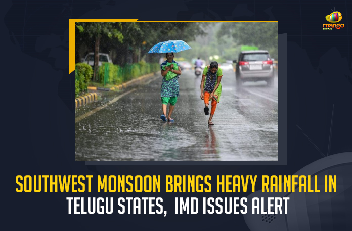 Southwest Monsoon Brings Heavy Rainfall In Telugu States, IMD Issues Alert