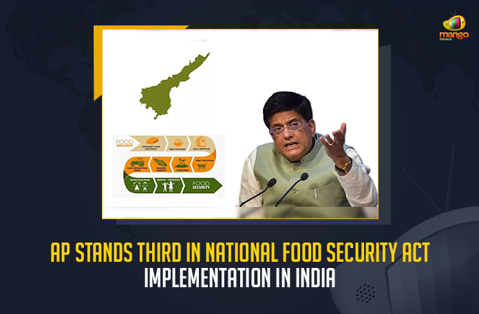 AP Stands Third In National Food Security Act Implementation In India, National Food Security Act Implementation In India, Central Government has announced the ranks under the implementation of the National Food Security Act, Central Government has announced the ranks under the implementation of NFSA, AP Stands Third In NFSA, National Food Security Act, Union Food and Consumer Affairs Minister Piyush Goyal held a meet with the state ministers on the implementation of food safety, Piyush Goyal held a meet with the state ministers on the implementation of food safety, Union Food and Consumer Affairs Minister Piyush Goyal, Consumer Affairs Minister Piyush Goyal, Union Food Minister Piyush Goyal, Union Minister Piyush Goyal, Minister Piyush Goyal, Piyush Goyal, National Food Security Act News, National Food Security Act Latest News, National Food Security Act Latest Updates, National Food Security Act Live Updates, Mango News,
