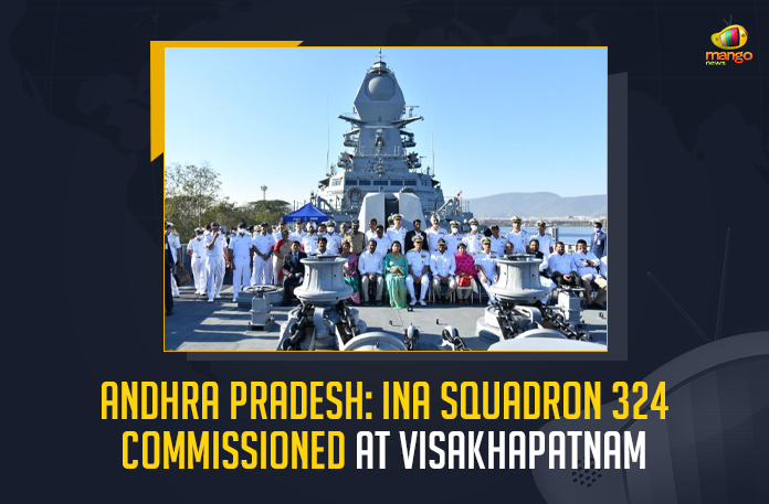 Andhra Pradesh INA Squadron 324 Commissioned At Visakhapatnam, Indian Naval Air Squadron 324 was commissioned into the Indian Navy in the presence of Flag Officer Commanding-in-Chief, Eastern Naval Command, INA Squadron 324 Commissioned At Visakhapatnam, Indian Naval Air Squadron 324 Commissioned At Visakhapatnam, Flag Officer Commanding-in-Chief, Indian Naval Air Squadron News, Indian Naval Air Squadron Latest News, Indian Naval Air Squadron Latest Updates, Indian Naval Air Squadron Live Updates, Visakhapatnam, Visakhapatnam INS Dega, first naval squadron on the Eastern Seaboard, Mango News,