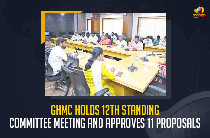 GHMC Holds 12th Standing Committee Meeting And Approves 11 Proposals, GHMC Holds 12th Standing Committee Meeting, GHMC Standing Committee Approves 11 Proposals, 11 Proposals, 12th Standing Committee Meeting, GHMC Standing Committee Meeting, GHMC Standing Committee, Greater Hyderabad Municipal Corporation conducted its 12th Standing Committee meeting on the 6th of July, GHMC conducted its 12th Standing Committee meeting on the 6th of July, Greater Hyderabad Municipal Corporation, GHMC meeting chaired by the GHMC Mayor Gadwal Vijayalakshmi, GHMC Mayor Gadwal Vijayalakshmi, GHMC Headquarters Hyderabad, GHMC approved 11 development proposals with the cooperation of committee members, GHMC 12th Standing Committee Meeting News, GHMC 12th Standing Committee Meeting Latest News, GHMC 12th Standing Committee Meeting Latest Updates, GHMC 12th Standing Committee Meeting Live Updates, Mango News,