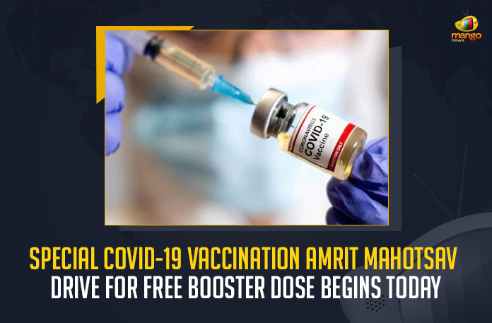 Special COVID-19 Vaccination Amrit Mahotsav Drive For Free Booster Dose Begins Today, Free Booster Dose For Eligible Adults Against COVID-19 Under Azadi Ka Amrit Mahotsav, Azadi Ka Amrit Mahotsav, Centre Decides to Administrate Free COVID-19 Precaution Dose, Free COVID-19 Precaution Dose for Above 18 Age, Free COVID-19 Precaution Dose, Administrate Free COVID-19 Precaution Dose, Covid-19 Precaution Dose, Covid Vaccination in India, Wuhan Virus Vaccination, Wuhan Virus, India COVID-19 Vaccination, Corona Vaccination Programme, Corona Vaccine, Coronavirus, coronavirus vaccine, coronavirus vaccine distribution, COVID 19 Vaccine, Covid Vaccination, Covid vaccination in India, Covid-19 Vaccination, Covid-19 Vaccination Distribution, COVID-19 Vaccination Dose, Covid-19 Vaccination Drive, Covid-19 Vaccine Distribution, Covid-19 Vaccine Distribution News, Covid-19 Vaccine Distribution updates, Mango News,