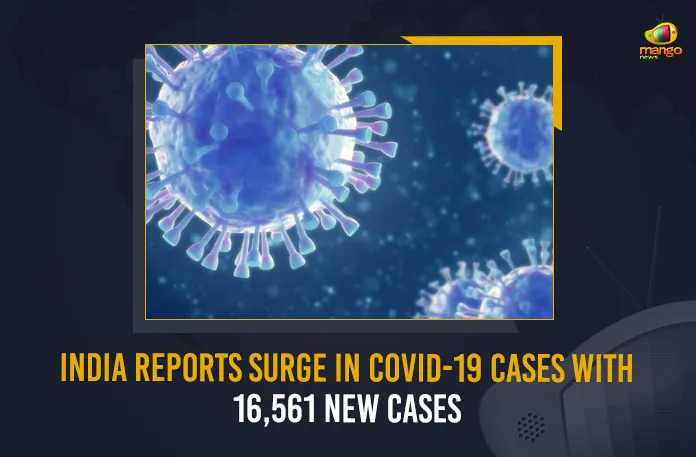 India Reports Surge In COVID-19 Cases With 16,561 New Cases