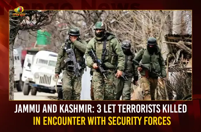 Jammu And Kashmir: 3 LeT Terrorists Killed In Encounter With Security Forces