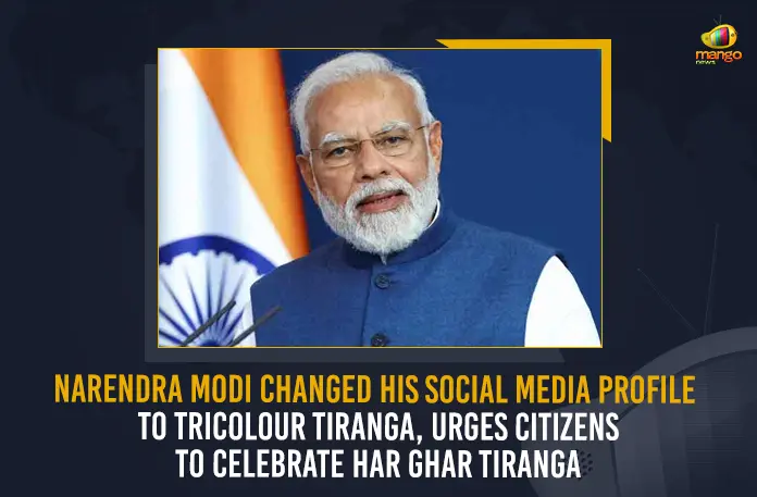 Narendra Modi Changed His Social Media Profile To Tricolour Tiranga, Promotes Har Ghar Tiranga