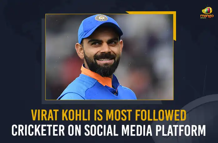 Virat Kohli Is Most Followed Cricketer On Social Media Platform