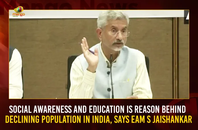Social Awareness And Education Is Reason Behind Declining Population In India, Says EAM S Jaishankar