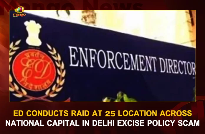 ED Conducts Raid At 25 Location Across National Capital In Delhi Excise Policy, Delhi Excise Policy Scam, Boinapally Abhishek Rao Detained by CBI, Boinapally Abhishek Rao Arrested In Liquor Scam, Boinapally Abhishek Rao CBI Delhi Liquor Scam, Mango News, Mango News Telugu, TRS MLC Kavitha, TRS MLC Kavitha Delhi Liqour Scam Case, Delhi Liquor Scam, Delhi Liquor Scam ED Rides, Delhi Liquor Scam Ed Raids In Telangana, Ed Raids In Telangana, Enforcement Directorate Hyd, Enforcement Directorate, Delhi Liqour Scam, Delhi Liqour Scam Case