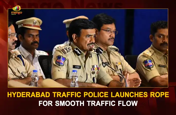 Hyderabad Traffic Police Launches ROPE For Smooth Traffic Flow, Hyd Police Launches Operation ROPE, Hyderabad Traffic Police Launches ROPE, Hyderabad Police To Launch Special Drive, Mango News, Mango News Telugu, Hyderabad Police To Fine Traffic Violators, Operation ROPE, Vendors Encroaching On Hyd Roads, Police Operation ROPE, Hyderabad City Police, Hyderabad Traffic Police, Hyderabad Traffic Police Latest News, Hyderabad Traffic Police Twitter