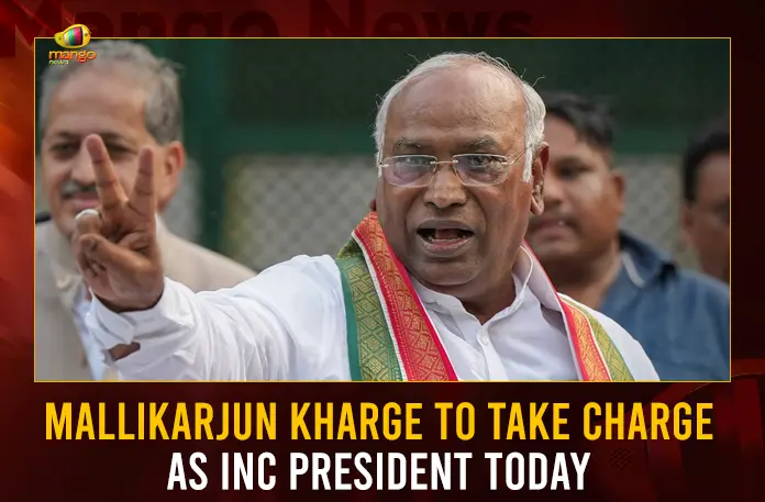 Mallikarjun Kharge To Take Charge As INC President Today