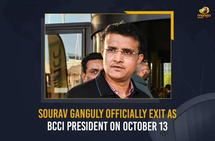 Sourav Ganguly Officially Exit As BCCI President On October 13