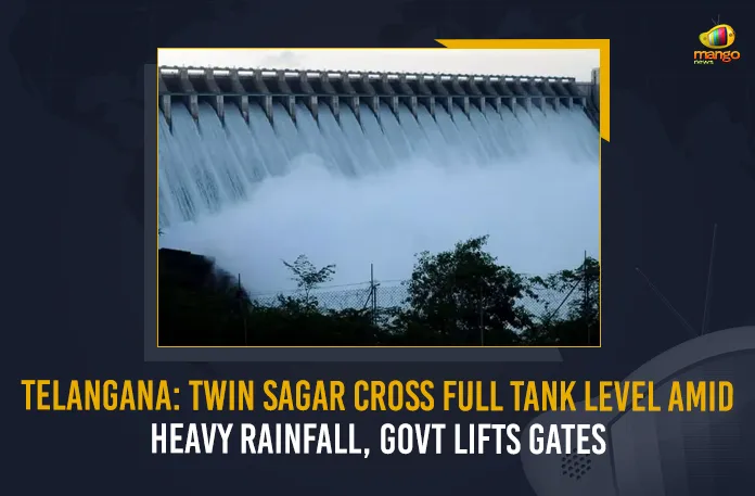 Telangana: Twin Sagar Cross Full Tank Level Amid Heavy Rainfall, Govt Lifts Gates