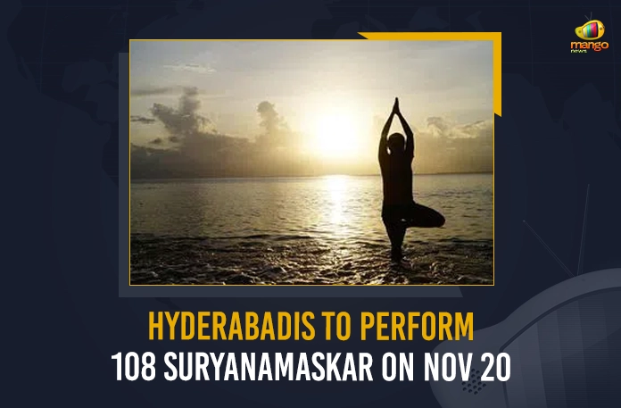 Hyderabadis To Perform 108 Suryanamaskar On Nov 20