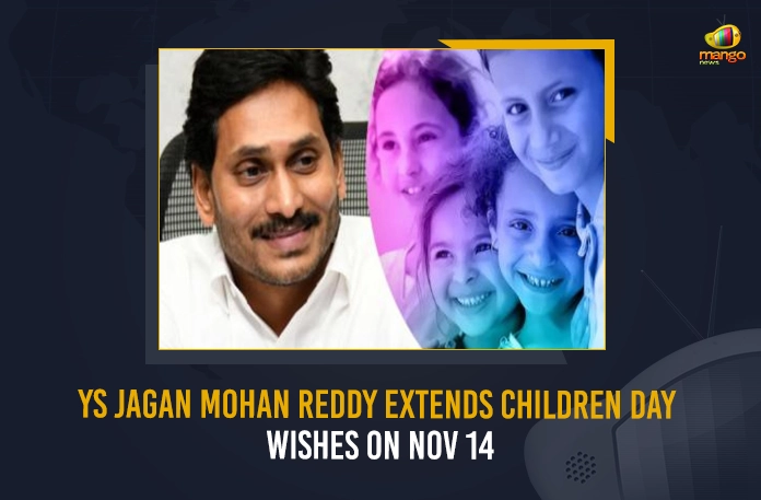 YS Jagan Mohan Reddy Extends Children Day Wishes On Nov 14
