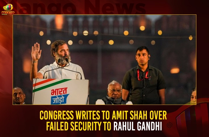 Congress Writes To Amit Shah Over Failed Security To Rahul Gandhi