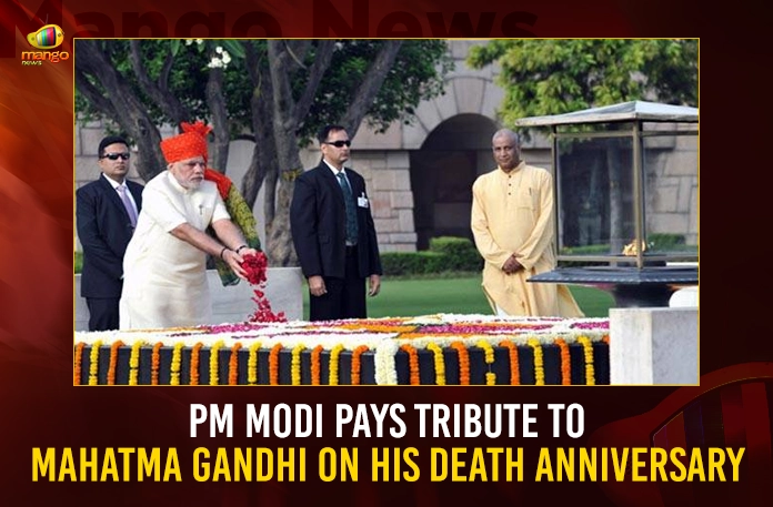 PM Modi Pays Tribute To Mahatma Gandhi On His Death Anniversary