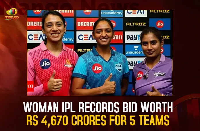 Woman IPL Records Bid Worth Rs 4,670 Crores For 5 Teams