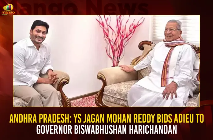 Andhra Pradesh: YS Jagan Mohan Reddy Bids Adieu To Governor Biswabhushan Harichandan