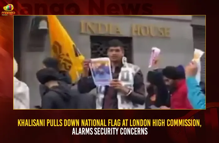 Khalisani Pulls Down National Flag At London High Commission Alarms Security Concerns,Khalisani Pulls Down National Flag At London,London High Commission Alarms Security Concerns,Mango News,India Summons Top UK Diplomat,Khalistan Supporters Take Down National Flag,Supporters Take Down Flag at Indian High Commission in London,Unacceptable: India pulls up UK diplomat,UKs Indifference Unacceptable,Khalistan Supporters Pull Down Indian Flag,Strong Protest From MEA After Pro-Khalistan,Indian flag pulled down by Khalistani,Indian Prime Minister Narendra Modi,National Political News,Indian Political News