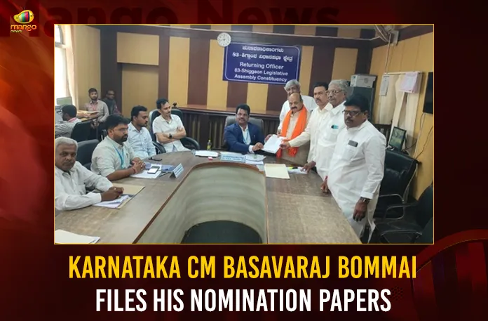 Karnataka CM Basavaraj Bommai Files His Nomination Papers