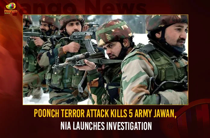 Poonch Terror Attack Kills 5 Army Jawan, NIA Launches Investigation