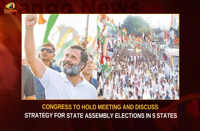 Congress To Hold Meeting And Discuss Strategy For State Assembly Elections In 5 States