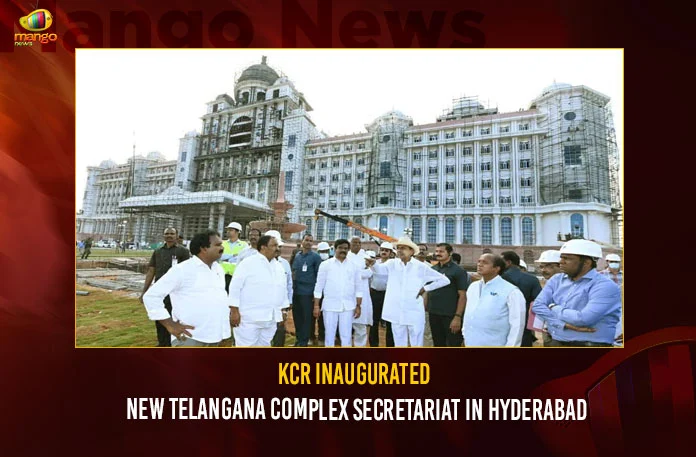 KCR Inaugurated New Telangana Complex Secretariat In Hyderabad