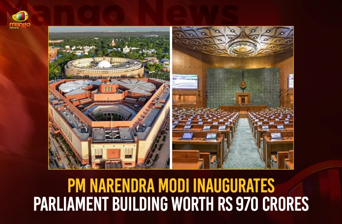 PM Narendra Modi Inaugurates Parliament Building Worth Rs 970 Crores