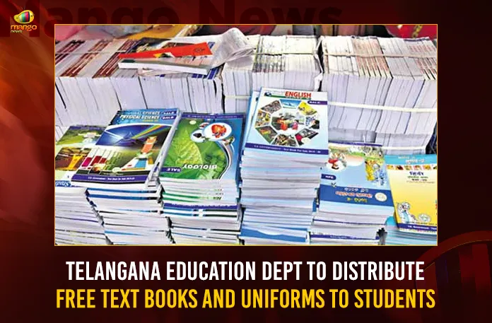 Telangana Education Dept To Distribute Free Text Books And Uniforms To Students