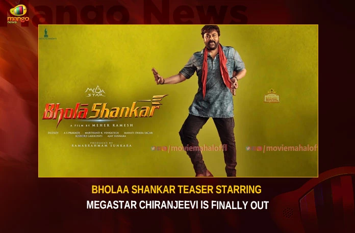 Bholaa Shankar Teaser Starring Megastar Chiranjeevi Is Finally Out