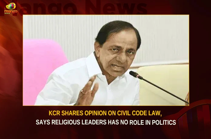 KCR Shares Opinion On Civil Code Law, Says Religious Leaders Has No Role In Politics