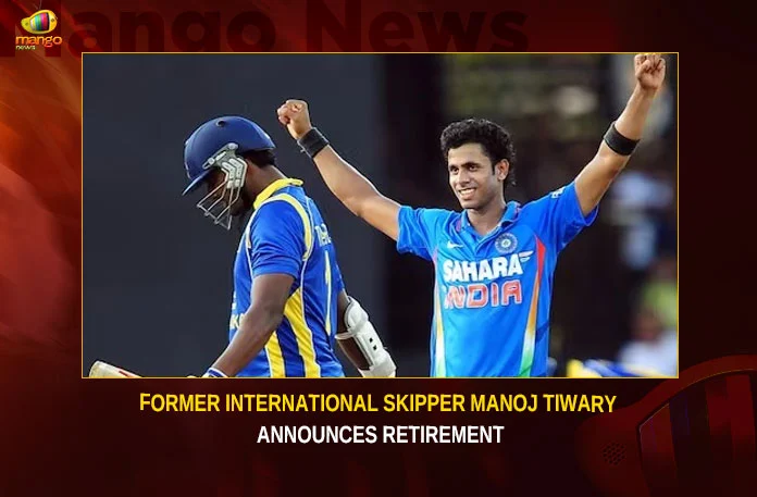 Former International Skipper Manoj Tiwary Announces Retirement