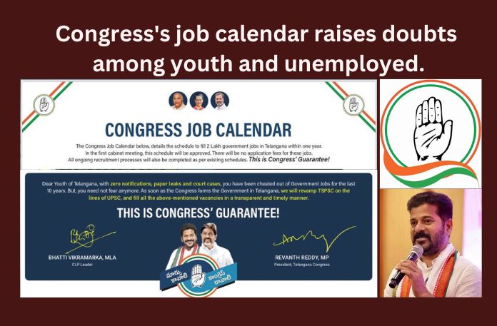 Is the job calendar issued by the Congress party bogus ?